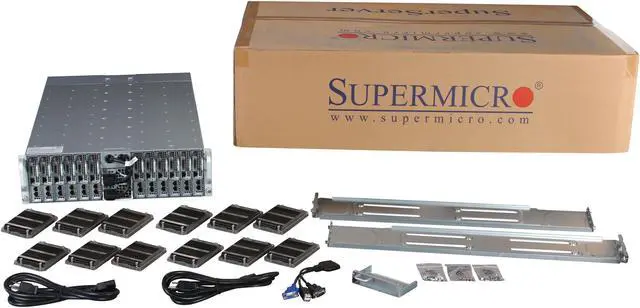 Alt view image 5 of 5 - SUPERMICRO SYS-5038ML-H12TRF 3U Rackmount Server Barebone (12 Nodes) LGA 1150 Intel C224 DDR3 1600/1333
