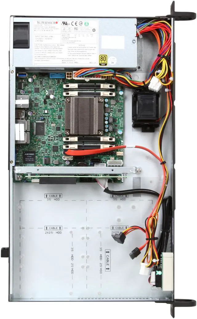 Alt view image 6 of 7 - SUPERMICRO SYS-5018A-TN4 1U Rackmount Server Barebone