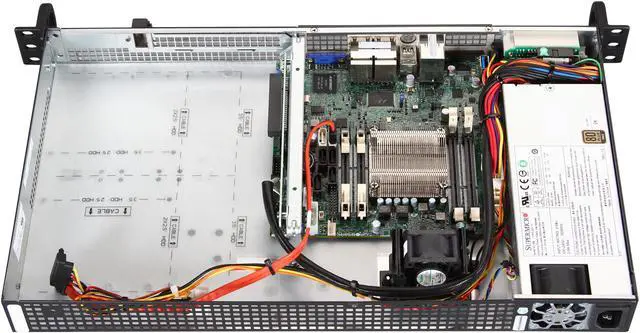 Alt view image 5 of 7 - SUPERMICRO SYS-5018A-FTN4 1U Rackmount Server Barebone FCBGA 1283 DDR3 1600 / 1333