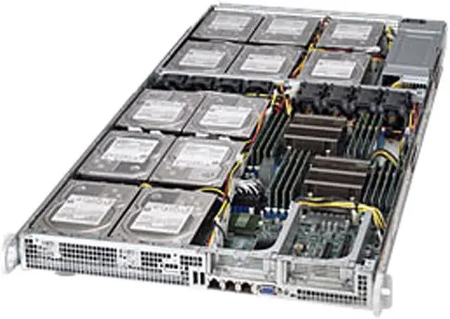 Main image of SUPERMICRO SYS-6017R-73THDP+ 1U Rackmount Server Barebone Dual LGA 2011 Intel C602 DDR3 1866/1600/1333/1066