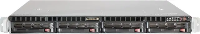 Main image of SUPERMICRO SYS-5018A-MHN4 1U Rackmount Server Barebone (Black) FCBGA 1283 DDR3 1600/1333