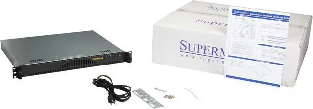 Alt view image 7 of 7 - SUPERMICRO SYS-5018A-MLTN4 1U Rackmount Server Barebone (Black) FCBGA 1283 DDR3 1600/1333
