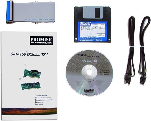 PROMISE SATA150 TX2plus PCI SATA / IDE Controller Card - OEM