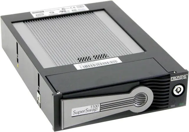 Main image of PROMISE SuperSwap 1100 CHRCL Charcoal Hot-Swap Drive Enclosure for Serial ATA/3G Hard Drives