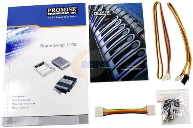 Alt view image 4 of 5 - PROMISE SuperSwap 1100 CHRCL Charcoal Hot-Swap Drive Enclosure for Serial ATA/3G Hard Drives