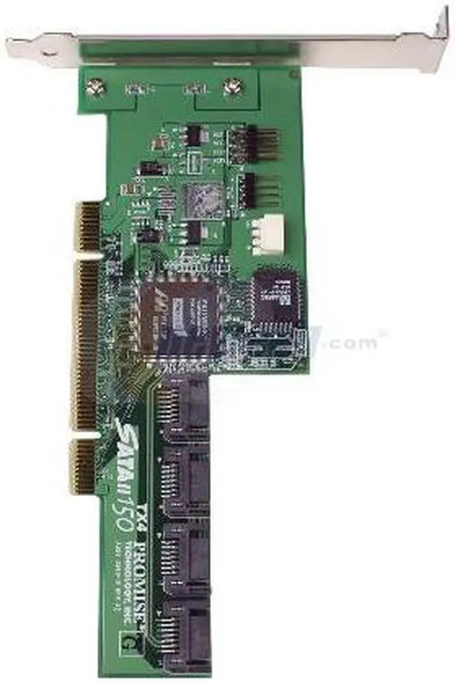 Alt view image 2 of 4 - PROMISE SATAII150 TX4 PCI SATA Controller Card - OEM