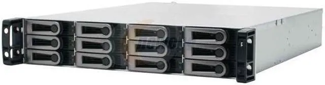 Alt view image 2 of 8 - PROMISE VTrak J300s 12 3.5" Drive Bays Three 3Gb/s SAS ports using industry standard 4x wide-port SAS connectors, two for host connections and one for JBOD cascading SAS JBOD Storage System