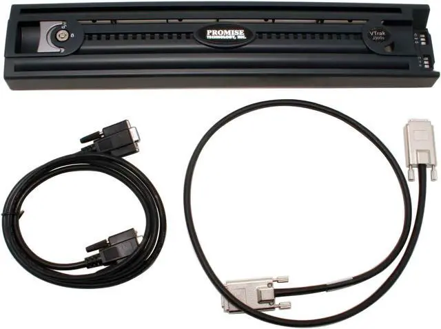 Alt view image 6 of 8 - PROMISE VTrak J300s 12 3.5" Drive Bays Three 3Gb/s SAS ports using industry standard 4x wide-port SAS connectors, two for host connections and one for JBOD cascading SAS JBOD Storage System
