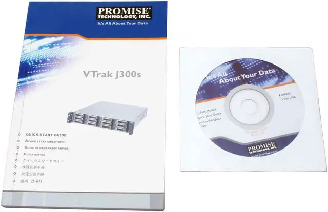 Alt view image 8 of 8 - PROMISE VTrak J300s 12 3.5" Drive Bays Three 3Gb/s SAS ports using industry standard 4x wide-port SAS connectors, two for host connections and one for JBOD cascading SAS JBOD Storage System