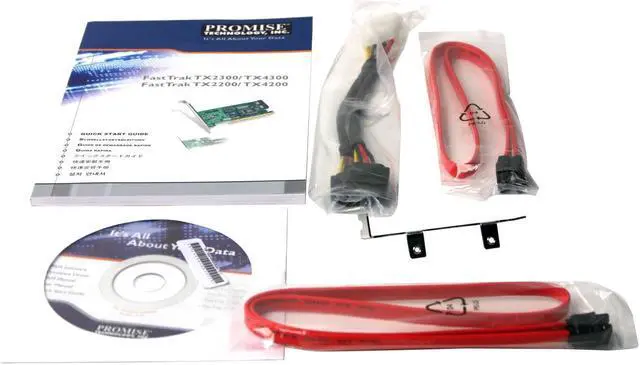 Alt view image 3 of 3 - PROMISE FastTrak TX2300 PCI SATA II (3.0Gb/s) Cost-effective Controllers Card - OEM