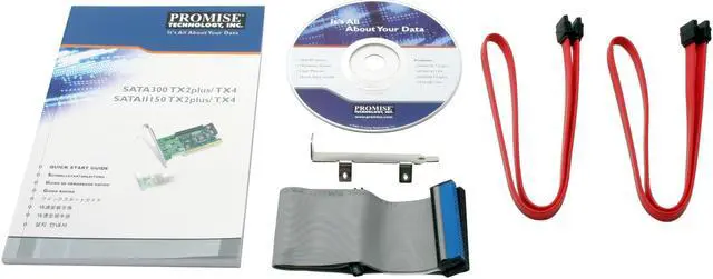Alt view image 4 of 4 - PROMISE SATA300 TX2plus PCI SATA II (3.0Gb/s) Cost-effective Controller Card - OEM