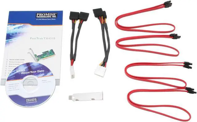 Alt view image 4 of 5 - PROMISE FastTrak TX4310 PCI SATA II (3.0Gb/s) Controller Card