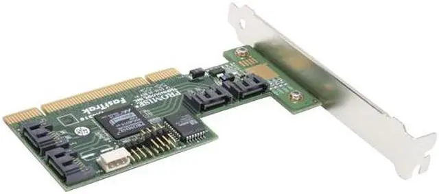 Alt view image 3 of 5 - PROMISE FastTrak TX4310 PCI SATA II (3.0Gb/s) Controller Card - OEM