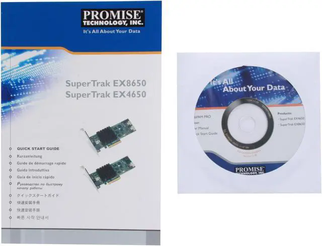 Alt view image 7 of 8 - PROMISE STEX8650 PCI Express SATA / SAS Controller Card