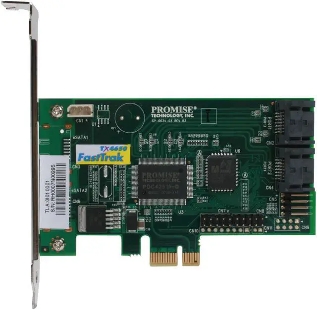 Alt view image 3 of 8 - PROMISE FTTX4650 PCI Express SATA / SAS Controller Card