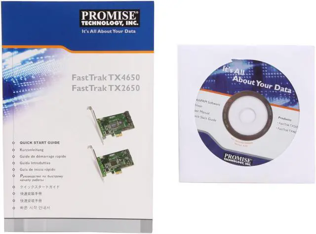 Alt view image 6 of 7 - PROMISE FastTrak TX2650 PCI Express SATA / SAS Controller Card