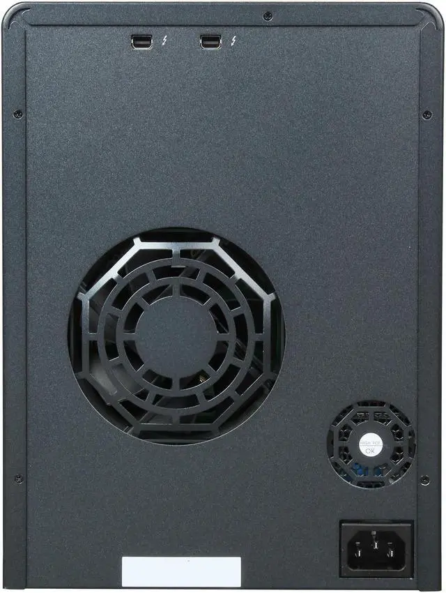 Alt view image 4 of 6 - PROMISE Pegasus2 R6 P2R6HD18US RAID 0, 1, 5,6,10,50 6 x 3.5" Drive Bays 2 x Thunderbolt 2 18TB RAID System