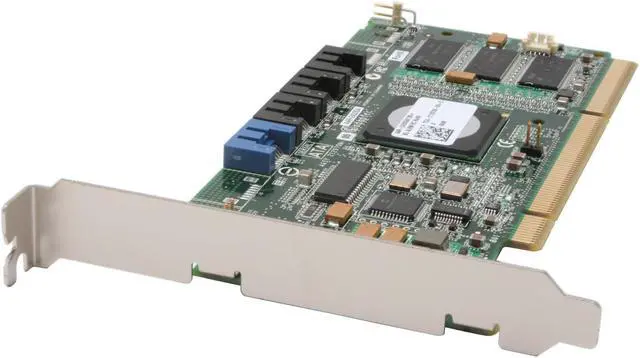 Alt view image 2 of 7 - Adaptec RAID 2420SA 2169300-R SATAII PCI-X 4 ports Controller Card, Kit