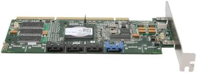 Alt view image 4 of 7 - Adaptec RAID 2420SA 2169300-R SATAII PCI-X 4 ports Controller Card, Kit