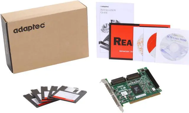 Alt view image 6 of 6 - Adaptec 2253700-R 64-bit PCI SCSI 39160 SGL