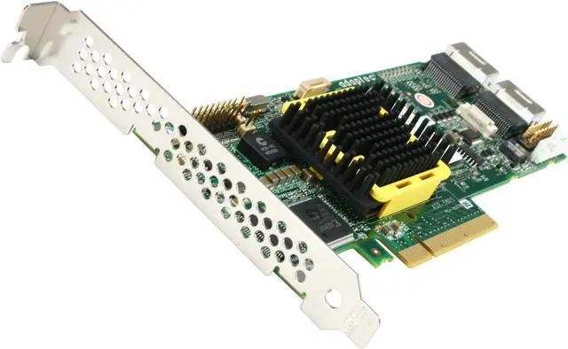 Alt view image 2 of 7 - Adaptec RAID 5805 2244300-R SATA/SAS 8 internal ports w/ 512MB cache memory Controller Card, Single