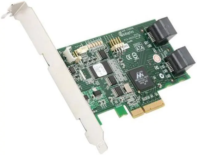 Main image of Adaptec RAID 1430SA 2241000-R SATAII PCI Express x4, 4 ports Controller Card, Single