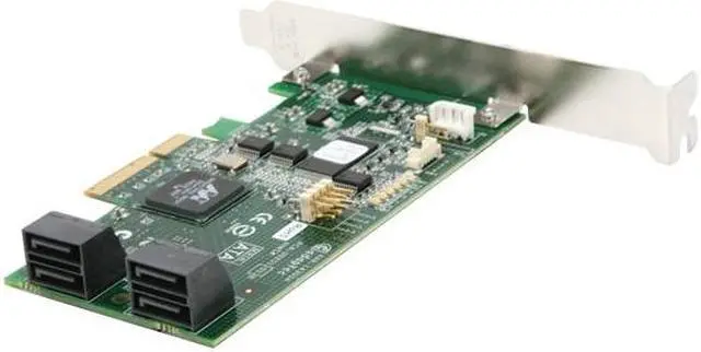 Alt view image 5 of 6 - Adaptec RAID 1430SA 2241000-R SATAII PCI Express x4, 4 ports Controller Card, Single