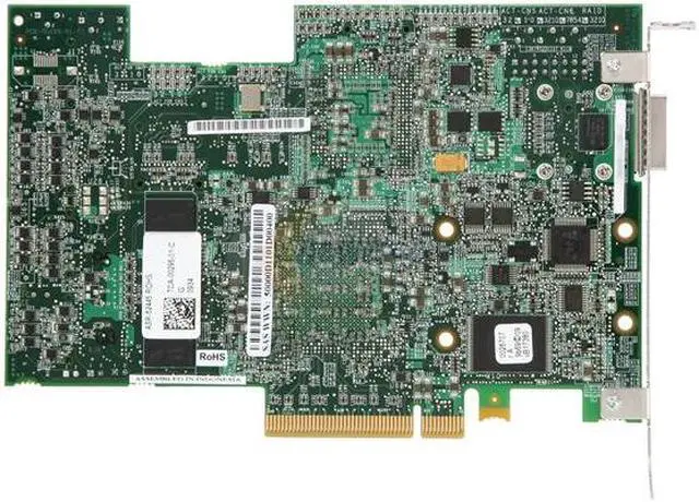 Alt view image 4 of 6 - Adaptec RAID 52445 2258700-R SATA/SAS 28-port (24 internal,4 external) w/ 512MB cache memory Controller Card, Single