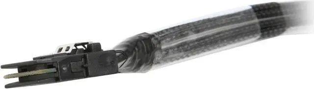 Alt view image 2 of 4 - Adaptec 2247100-R Mini SAS x4 (SFF-8087) to (4) x1 SATA Cable with SFF-8448 sideband signals - 1M