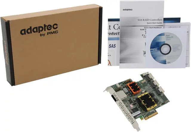 Alt view image 5 of 5 - Adaptec RAID 51245 2268100-R SATA/SAS 16-port (12 internal,4 external) w/ 512MB cache memory Controller Card, Single