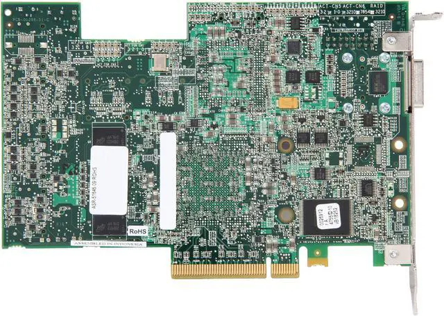 Alt view image 4 of 6 - Adaptec RAID 51645 2258600-R SATA/SAS 20-port (16 internal,4 external) w/ 512MB cache memory Controller Card, Single