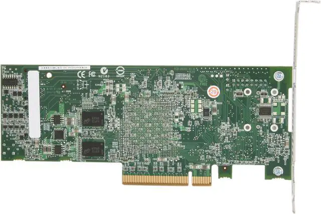 Alt view image 4 of 6 - Adaptec RAID 2805 2269600-R SATA/SAS 8 internal ports w/ 128MB cache memory Controller Card, Kit