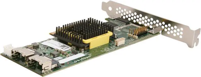 Alt view image 5 of 6 - Adaptec RAID 2805 2269600-R SATA/SAS 8 internal ports w/ 128MB cache memory Controller Card, Kit