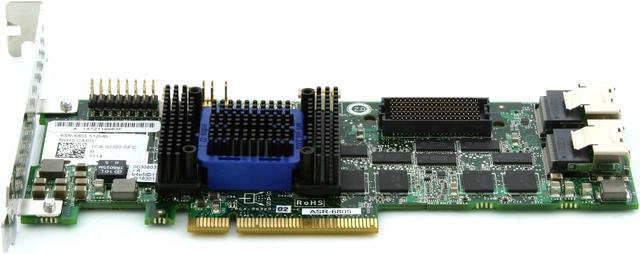Adaptec RAID 6805 2271200-R 6Gb/s SATA/SAS 8 internal ports w/ 512MB cache  memory Controller Card, Kit