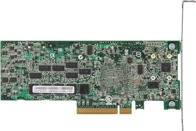 Alt view image 5 of 6 - Adaptec RAID 6805 2270100-R 6Gb/s SATA / SAS 8 internal ports w/ 512MB cache memory Controller Card, Single