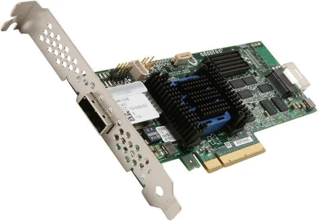 Main image of Adaptec RAID 6445 2270200-R 6Gb/s SATA/SAS 8-port (4 internal,4 external) w/ 512MB cache memory Controller Card, Single
