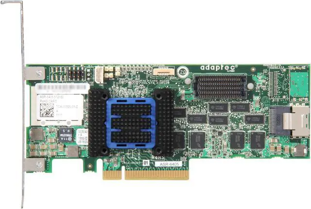 Alt view image 3 of 6 - Adaptec RAID 6405 2271100-R 6Gb/s SATA/SAS 4 internal ports w/512MB cache memory Controller Card, Kit