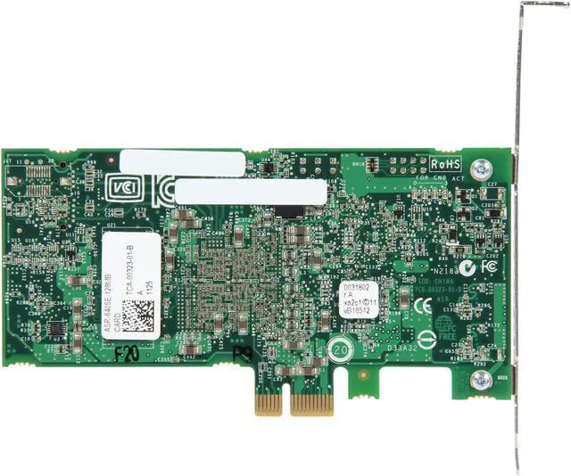 Alt view image 4 of 6 - Adaptec RAID 6405E 2271700-R 6 Gb/s SATA / SAS 4 internal ports w/ 128MB cache memory Controller Card, Kit