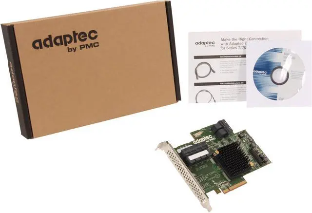 Alt view image 5 of 5 - Adaptec 2274900-R 72405Single PCI-Express 3.0 x8 SATA / SAS RAID Controller Card