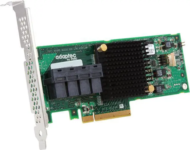 Main image of Adaptec Series 7H Family 71605H PCI-Express 3.0 x8 MD2-Low Profile SATA / SAS Host Bus Adapter (HBA)