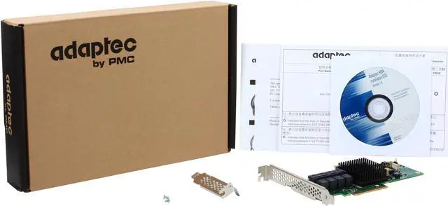 Alt view image 6 of 5 - Adaptec Series 7H Family 71605H PCI-Express 3.0 x8 MD2-Low Profile SATA / SAS Host Bus Adapter (HBA)