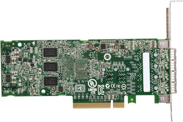 Alt view image 4 of 5 - Adaptec 78165 (2280900) PCI-Express 3.0 x8 Low Profile SATA / SAS RAID Adapter