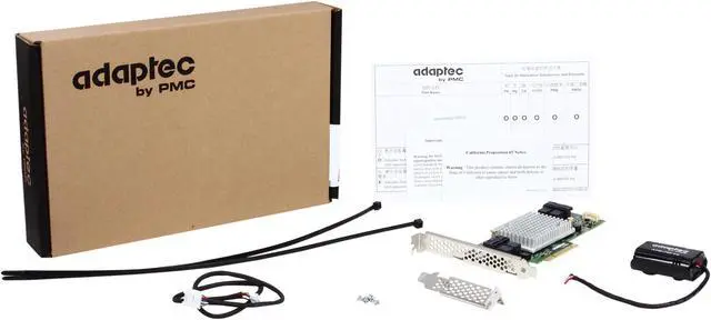 Alt view image 6 of 6 - Adaptec 81605ZQ (2281600-R) PCI-Express 3.0 x8 SATA / SAS 16 Internal Ports SAS/SATA RAID