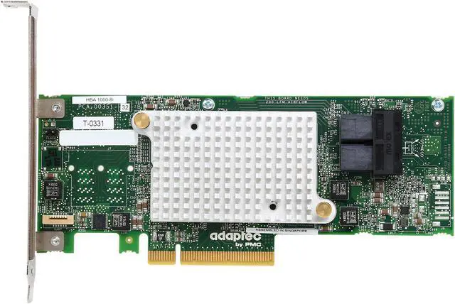 Alt view image 4 of 5 - Adaptec 1000 2288300-R (1000-8i ) 8-Lane PCIe Gen3 Low-Profile, MD2 SATA / SAS 12 Gb/s PCIe Gen3  Host Bus Adapter