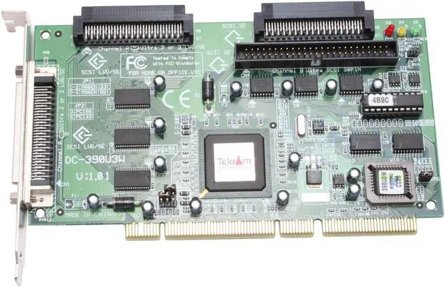 Alt view image 2 of 4 - Tekram DC390U3W PCI SCSI Controller Card
