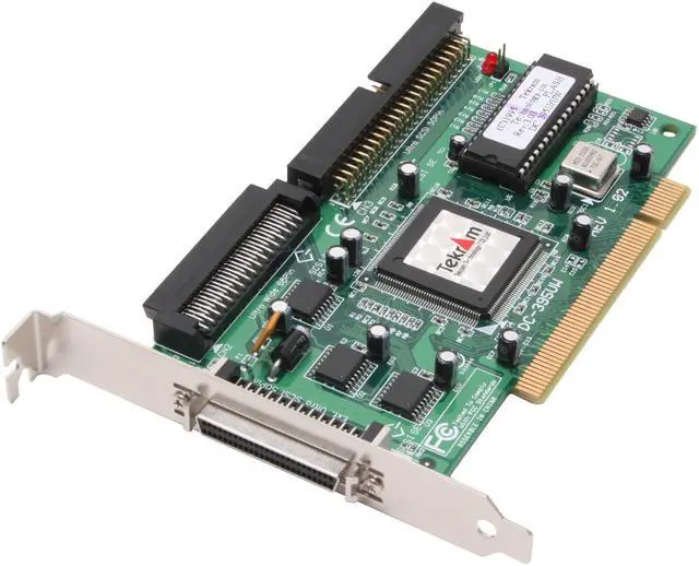 Alt view image 2 of 6 - Tekram DC395UW PCI Ultra-Wide SCSI Ultra 40 Host Adapter