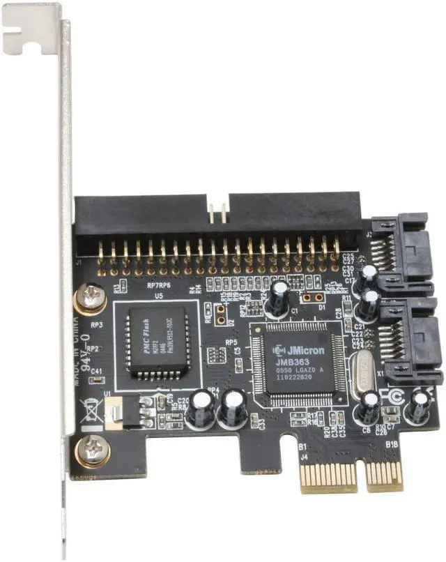 Alt view image 2 of 5 - Koutech IO-PESI300 PCI Express x 1 SATA / IDE Controller Card