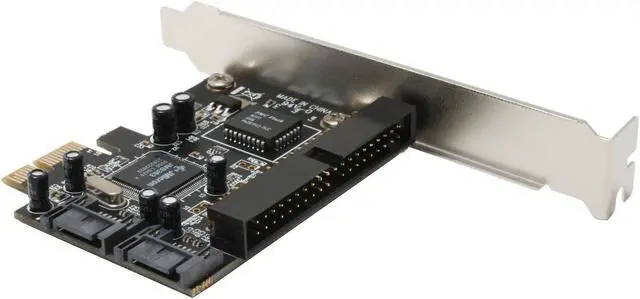 Alt view image 3 of 5 - Koutech IO-PESI300 PCI Express x 1 SATA / IDE Controller Card
