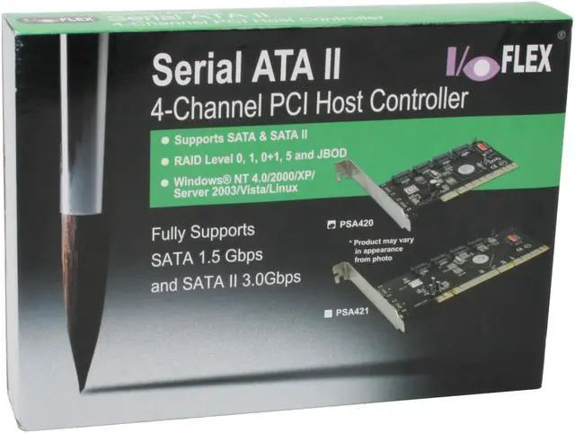 Alt view image 6 of 6 - Koutech IO-PSA420 32-bit PCI SATA II (3.0Gb/s) Controller Card
