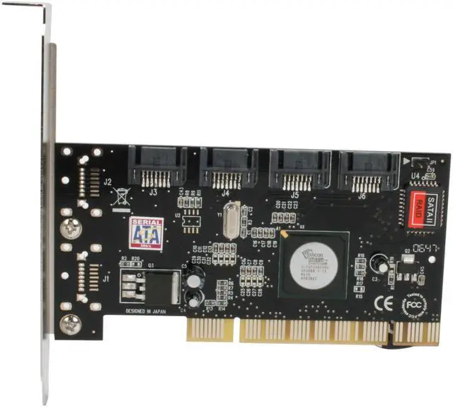 Alt view image 3 of 6 - Koutech IO-PSA420 32-bit PCI SATA II (3.0Gb/s) Controller Card